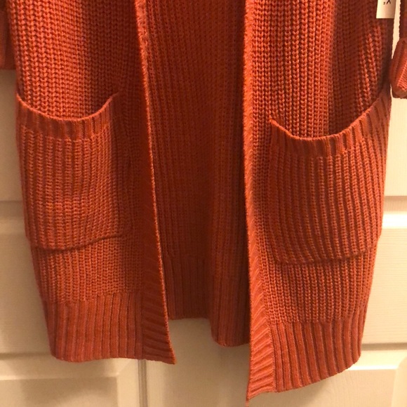 Orange cardigan NWT - Picture 3 of 4